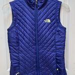 The North Face  Kayla Quilted Puffer Polyester Nylon Vest Navy Women’s Small Photo 0