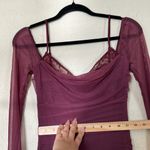 House Of CB  ‘Katarina’ Wine Lace Maxi NWOT size‎ XS Photo 7