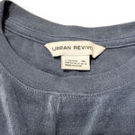 Urban Revivo Top Size 8 Women's Blouse High Low Asymmetrical Top Ruched Stretchy Top Women's Top Blue Photo 6