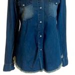 Johnny Was heavily embroidered Savannah frayed western top NWT (oversized) RARE Photo 7