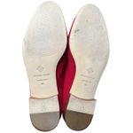 Antonio Melani Red Suede Loafers Women's Size 8M Leather Sole Minimalist Classic Photo 6