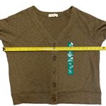 Vince Camuto Two By  Cotton Blend Green Button Front Jacket Size X-large Photo 3