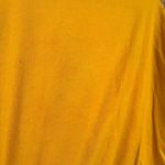 PINK - Victoria's Secret  Yellow Hooded Pullover Cowl Neck Sweater XS Flawed Photo 4