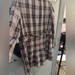 Worthington  pink a d purple Plaid Trench Coat Photo 6