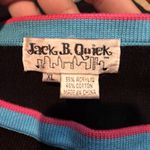 Jack B Quick Y2K Black Knit Sweater Rhinestone Argyle Spaghetti Strap XL Photo 3