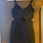 H&M Black Cutout Mini Dress Photo 0