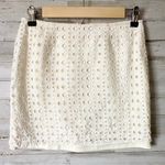 Alya  Ivory Eyelet Mini Skirt Small Photo 0