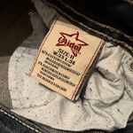 L.A. Idol Dark Blue Bootcut Jeans Embellished Flap Pockets Faux Jewel Women’s 11 Size 33 Photo 8