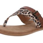 B.O.C. Sandal Mya Womens Animal Print Thong Flat New Sz 9M Photo 2