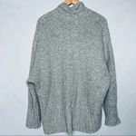 Angel of the North Anthro Alpaca Knit Cardigan Size Small Gray Photo 6