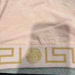 Versace  Grecca border scoop Pink and Gold Women's bralette size 5 Authentic Photo 5