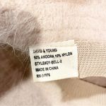 Kangol Angora Rabbit Fur Blend Bucket Hat Cream One Size Y2K Style Fuzzy HipHop Photo 3