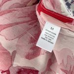 Active USA Rose Print Kimono Cardigan Valentines Red Pink New Medium Photo 12