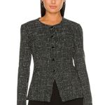 Joie NWT  Tweed Button Front Career Blazer Black Size S Photo 0