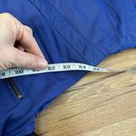 Roffe Vintage Metallic Belted Ski Skiing Jacket w/ Sunburst Pattern Women’s 90’s Blue Size 8 Photo 6