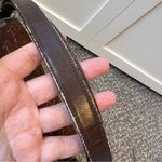 Givenchy Vintage 1970s Rare Bordeaux Script Shoulder Bag Purse Made In‎ Spain Photo 8