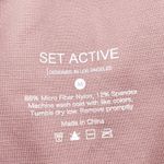 Set Active Sculptflex Seamless Leggings Mauve Nylon Spandex Women's Size Medium Photo 4