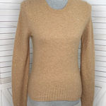J.Crew  Merino Wool Blend Rhinestone Detail Sweater Tan XS Photo 0