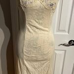 Lord and Taylor Vintage Lace Lingerie Full Slip Dress Nightgown Coastal Cottage Coquette Floral Pajamas Sleepwear Spaghetti straps french cut under chemise western Photo 4