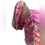 Saltwater Luxe  Bodie Blouse Pink Floral Size Medium Photo 2