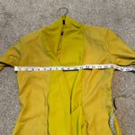 Pretty Little Thing Olive Chiffon Drape Detail‎ Long Sleeve Bodycon Dress size 4 Photo 7