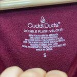 Cuddl Duds  Women's Long Sleeve Velvet Top - Burgundy Photo 6