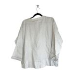 ZARA NWT  BUTTON UP LINEN SHIRT LAGENLOOK XS FITS LIKE MEDIUM Photo 12