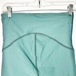 Athleta  Sage Green Bike Shorts Womens High Waist Nylon / Spandex Sz 6 Photo 4