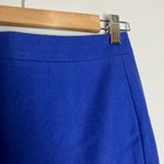 J.Crew  Bright Royal Blue Pencil Skirt in Double-Serge Wool Photo 3