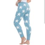 Honeydew Intimates Pajama Lounge Pants Chenille Fleece Blue Lovebird Stars Size M Photo 2