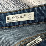 BLANK NYC  The Lexington Slim Straight Split Leg High Rise Jeans Photo 7