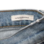 frame denim  Le Sylvie‎ Kick Boot Crop Jeans Womens Size 25 Elenda Light Wash Photo 7