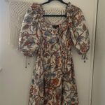 House of Harlow Paisley Print Puff Sleeve Mini Dress Photo 0