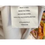 New Anthropologie Fig & Flower Floral Boho Hi Lo Chiffon LS Dress Lined Large Pink Photo 8