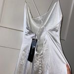 Elliatt White Silk Gown Photo 5