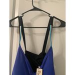 Beach Native Women's Plus Swim Tankini Top Tank Size 24W Blue Photo 4