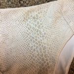 SheIn White Iridescent Snake Print Bandeau Bikini Size Small Photo 4