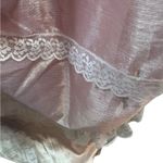 Gunne Sax Vintage 80's Bo Peep Pink Satin Southern Belle Prom Dress Size 11 Photo 3