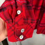 J.Jill Womens 2X Red Plaid Rayon Button Down Long Sleeve Shirt Top Photo 3