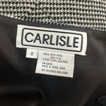 Carlisle  Black and White Plaid Wool Skirt Photo 3