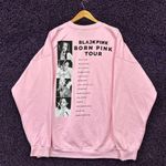 BlackPink Born Pink Tour K-Pop Girl Band Crewneck Sweater 2X Photo 1