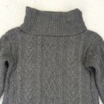 Lauren Jeans Co Ralph Lauren Gray Cable Knit Cotton Blend Turtleneck Sweater L Size L Photo 4