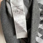 Eleventy Italian Cashmere Gray Striped Hoodie Pullover Sweater Size Small Photo 1