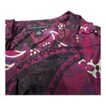Banana Republic ✨ 100%‎ Silk Paisley Shift Dress – Size 8 Purple Magenta Photo 2