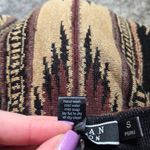 Peruvian Connection  Brown and Black Southwest Print Skirt Photo 6