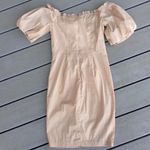 Boutique Dress Off Shoulder Khaki NWT Womens Small Size undefined Photo 7
