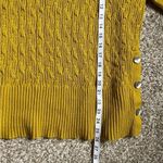Ann Taylor  Factory Mustard Yellow Sweater Casual Comfy XL Photo 6
