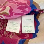 Lilly Pulitzer New Schaffer Silk One Shoulder Blouse Women’s Size 8 Blue Pink Photo 7