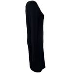 Lou & grey New Women’s Soft Long Sleeve Black Sweatshirt Dress Size XS Photo 4