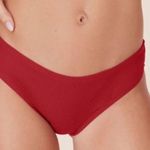 ANDIE x Mindy Bikini Set Maui Top Rib Swimsuit Flame Red size small NWT Photo 1